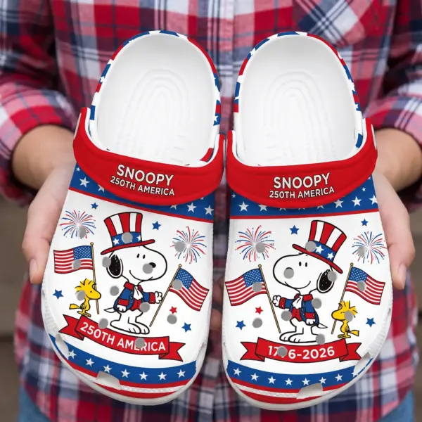 Snoopy 250 Years of America Clogs-THK132705