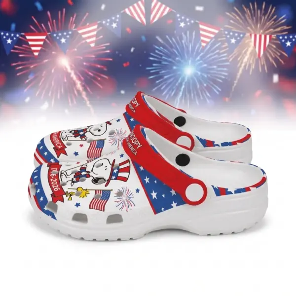 Snoopy 250 Years of America Clogs-THK132705 - Image 3