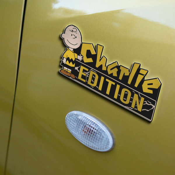 Charlie Brown Edition 3D Inlayed Car Name Badge - Image 5