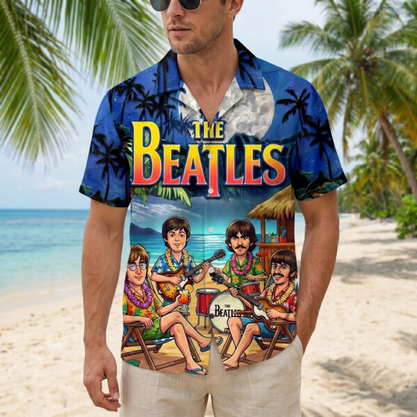 Alternative view of The Beatles Hawaiian Shirt -THK127507