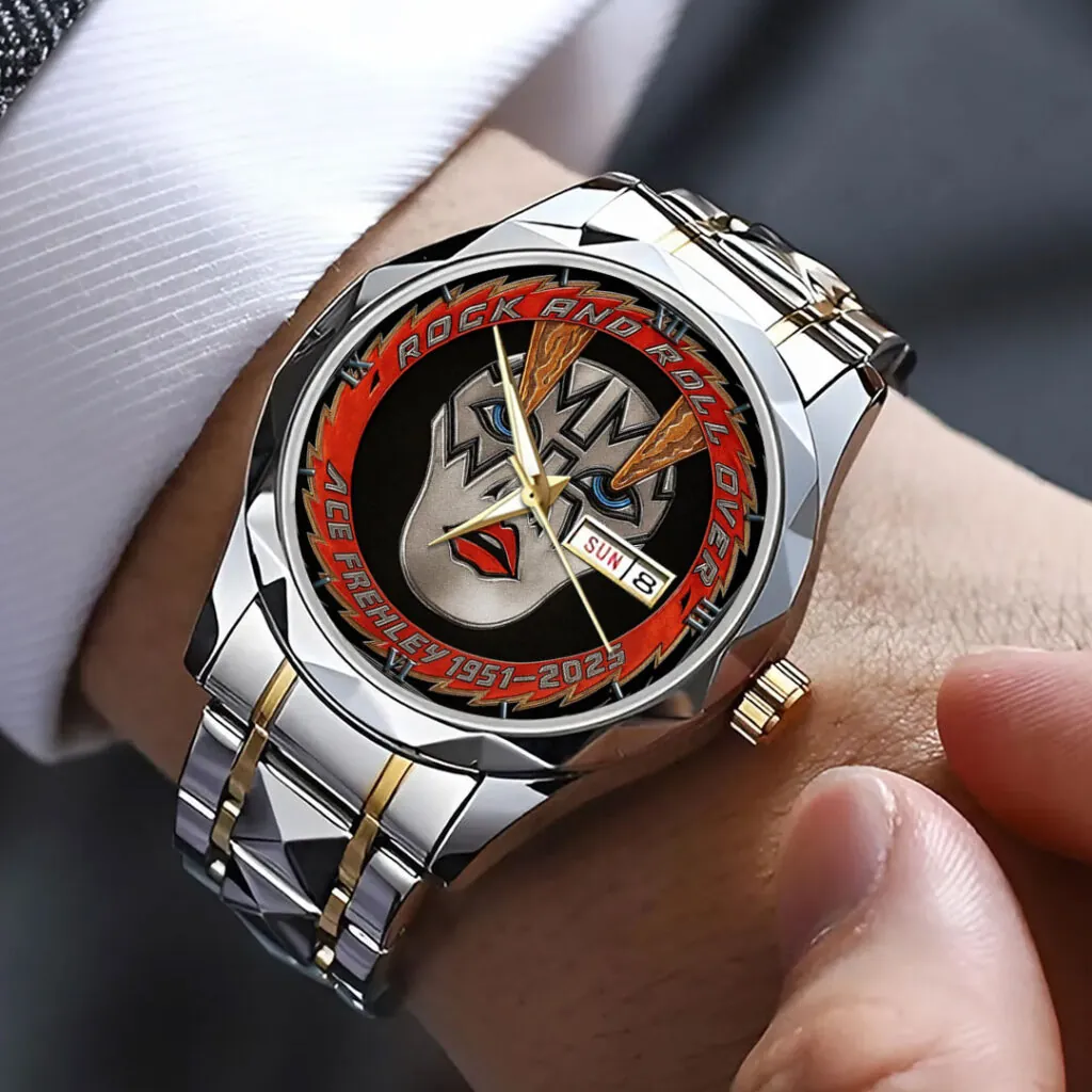 KISS x Ace Frehley Alloy Luxury Quartz Watch – 116832 - Image 3