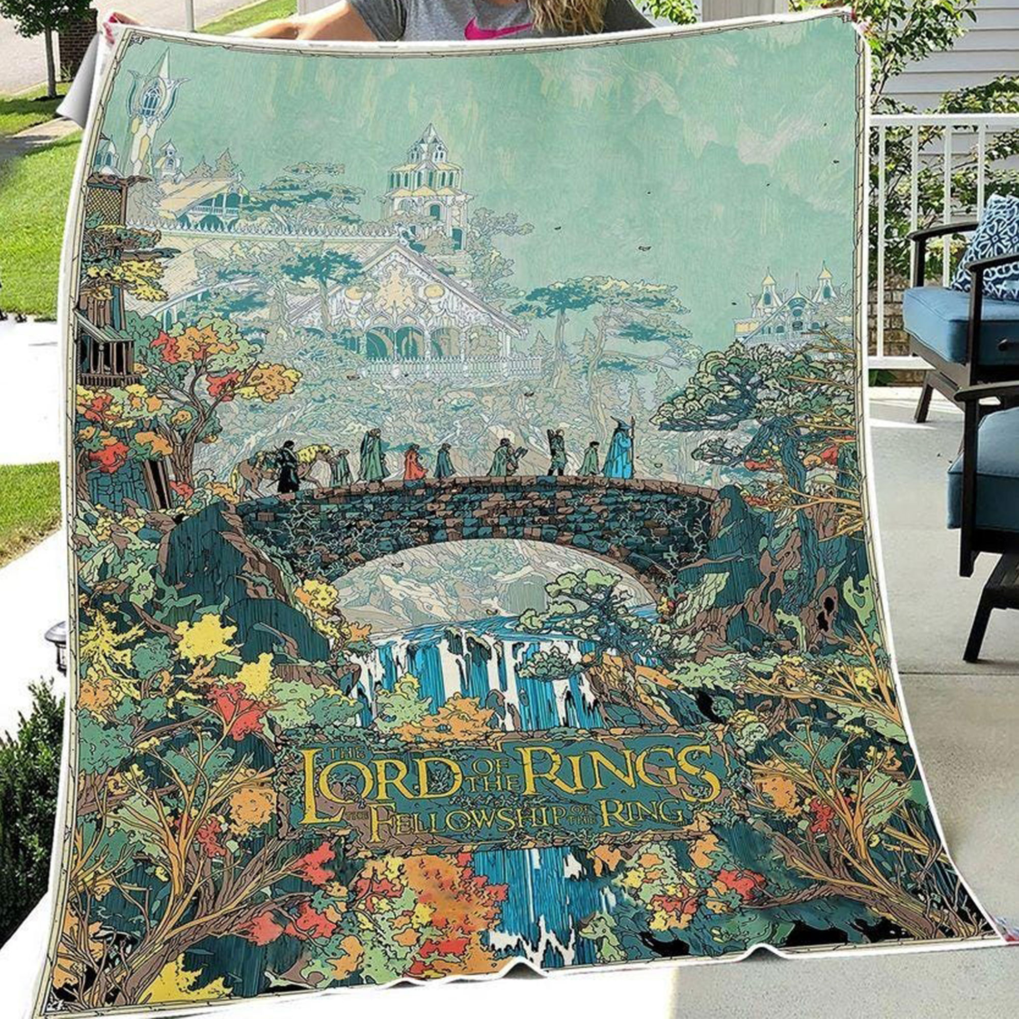 Lord of the Rings Movie Quilt Blanket