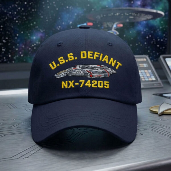 Premium Star Trek U.S.S. Defiant NX-74205 Embroidery Cap