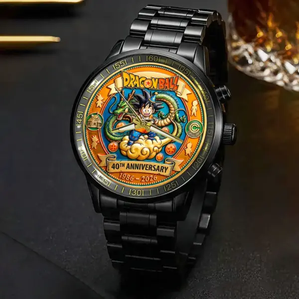 Dragon Ball 40th Anniversary Black Stainless Steel Watch-THK123662 - Image 4