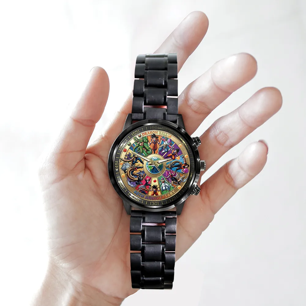 Dragon Ball 40th Anniversary Black Stainless Steel Watch-THK123644 - Image 3
