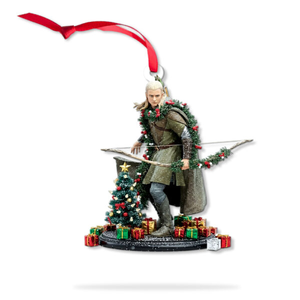 Lord of the Rings Legolas Christmas Ornament - Image 9
