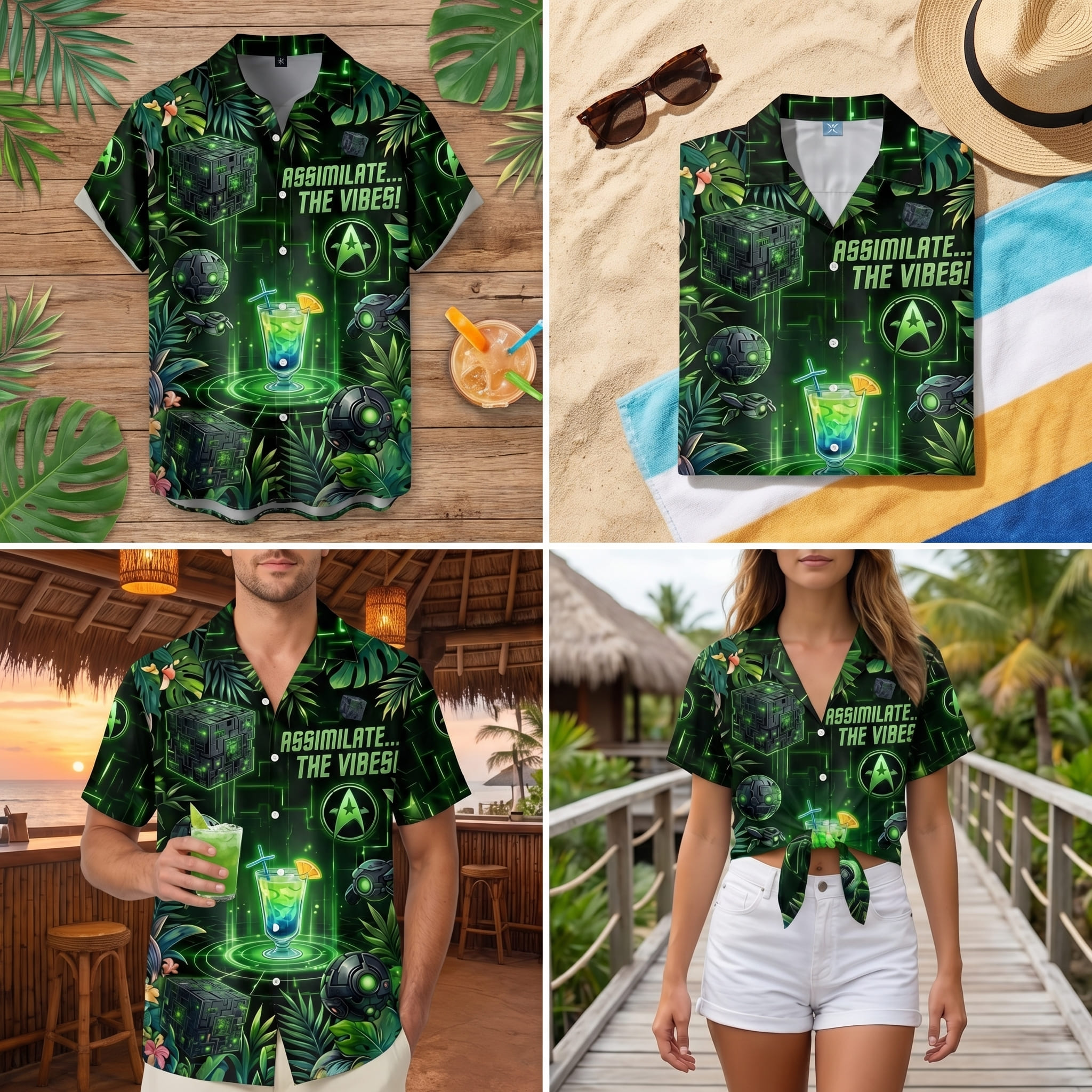 Star Trek Hawaiian Shirt- THK126683 - Image 4