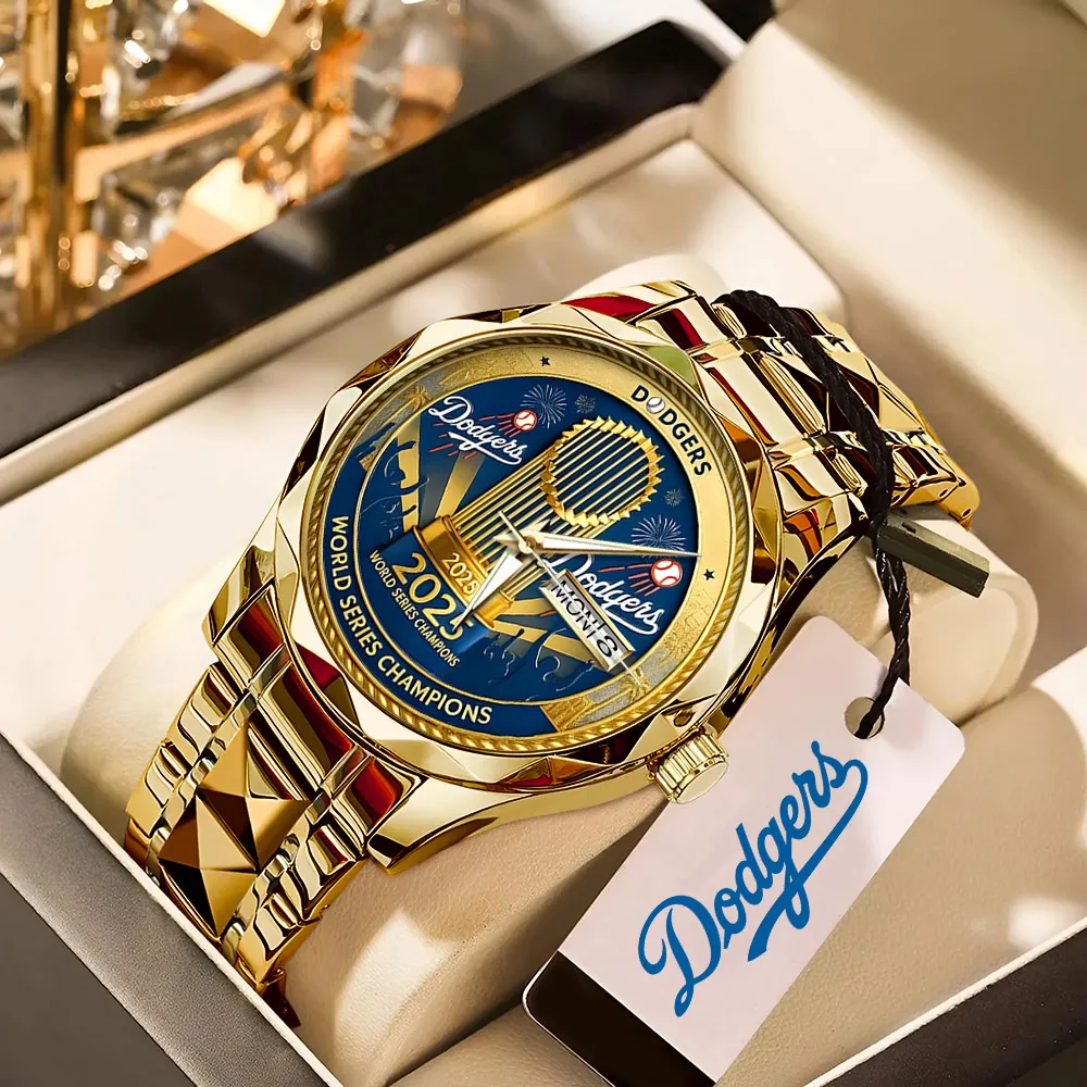 Los Angeles Dodgers 2025 World Series Champions Alloy Luxury Quartz Watch