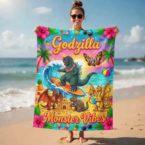 Premium Godzilla Beach Towel - THK127044