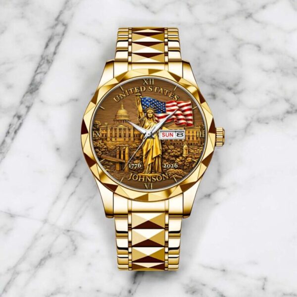 United States 250th Anniversary Alloy Luxury Quartz Watch-THK122370 - Image 4