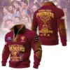 Brisbane Lions 3D Knit Half-Zip Sweater-THK136763