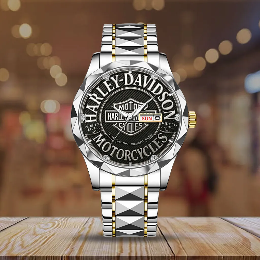 Harley Davidson Alloy Luxury Quartz Watch -THK125706 - Image 2