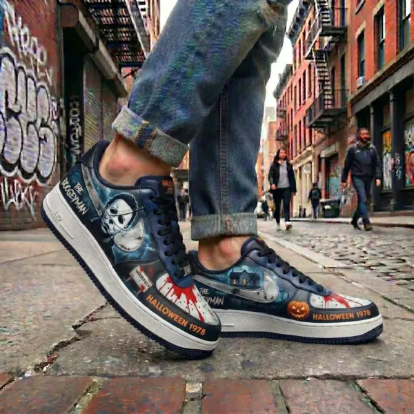 Alternative view of Michael Myers Air Low-Top Sneakers Shoes