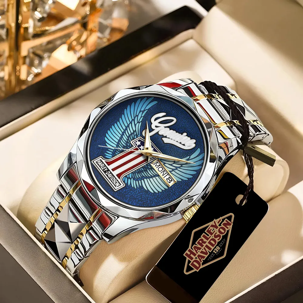 Harley Davidson Alloy Luxury Quartz Watch -THK125712