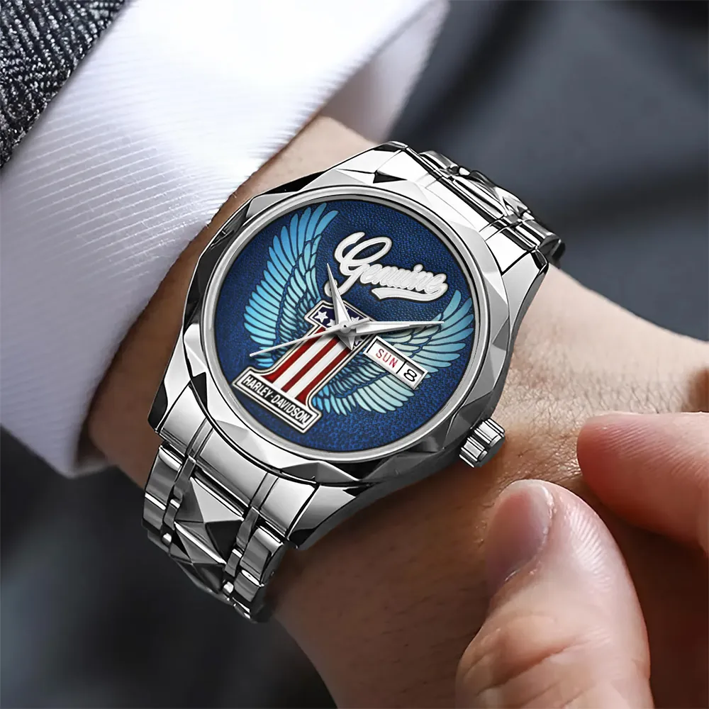 Harley Davidson Alloy Luxury Quartz Watch -THK125712 - Image 2