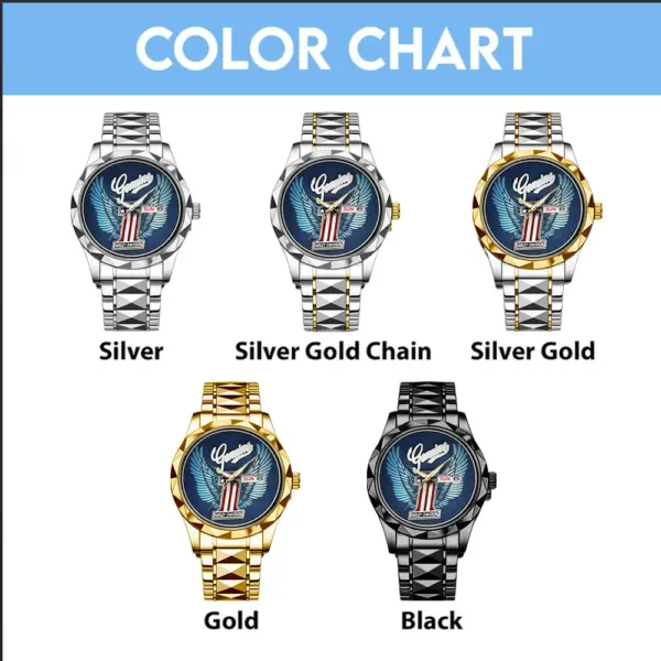 Harley Davidson Alloy Luxury Quartz Watch -THK125712 - Image 3