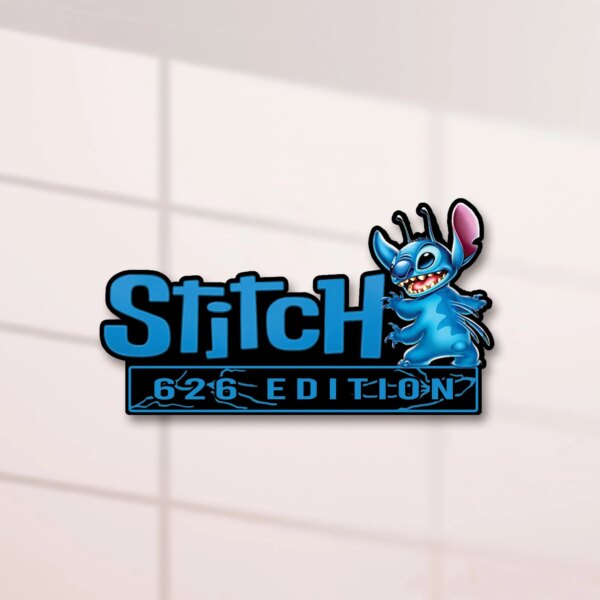 Stitch Experiment 626 Edition 3D Inlayed Car Name - Image 6