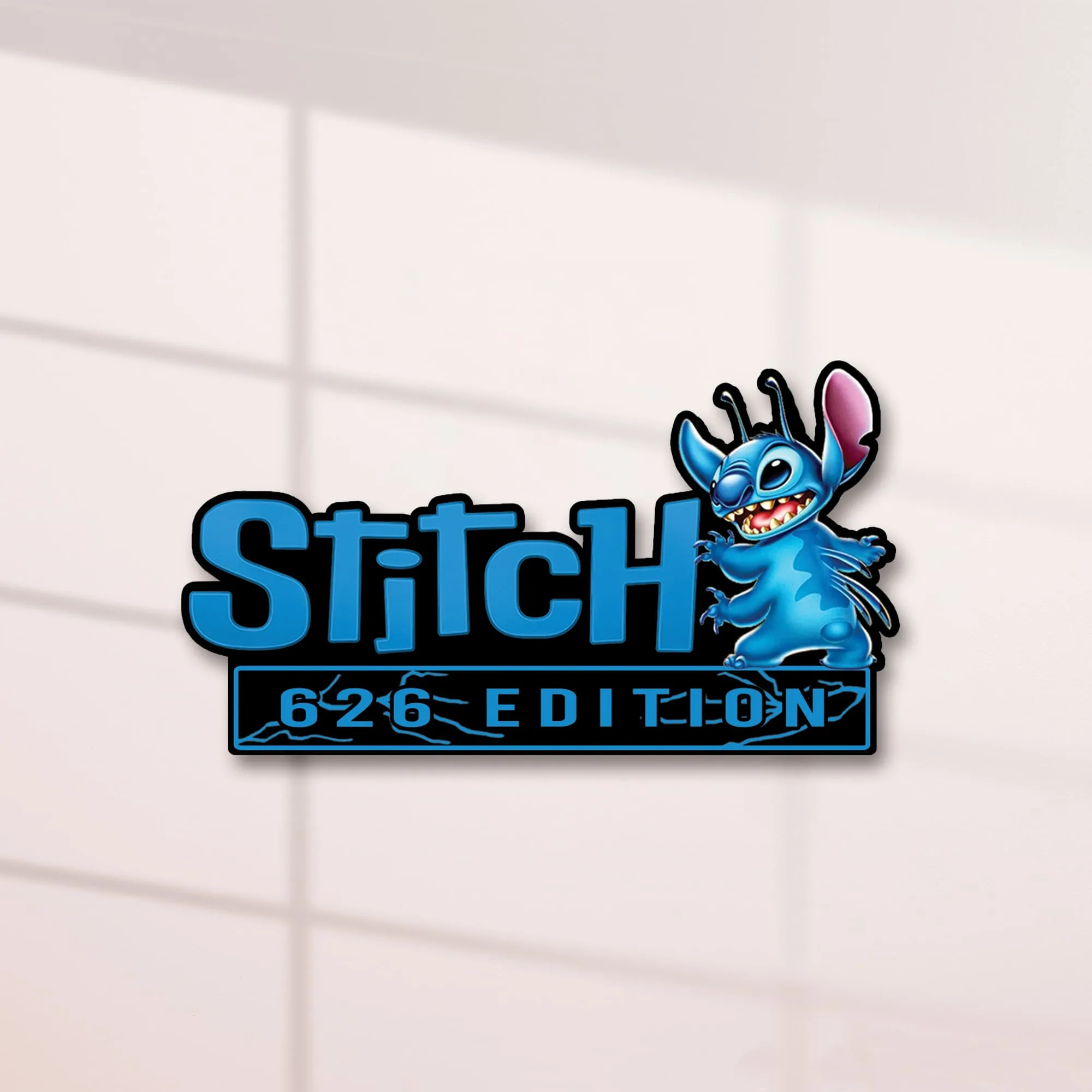 Stitch Experiment 626 Edition 3D Inlayed Car Name - Image 6