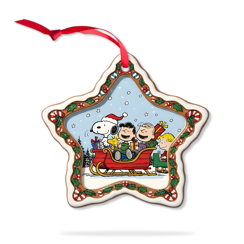 Snoopy And Friends Snow Christmas Ornament - Image 6