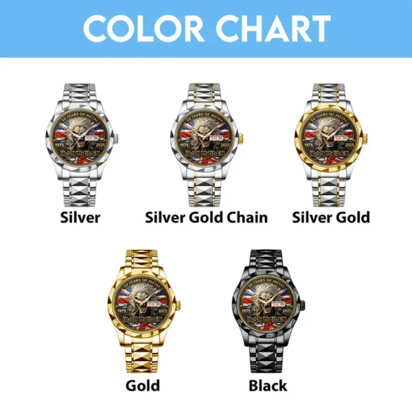 Iron Maiden 50th Anniversary Alloy Luxury Quartz Watch-THK129641 - Image 5