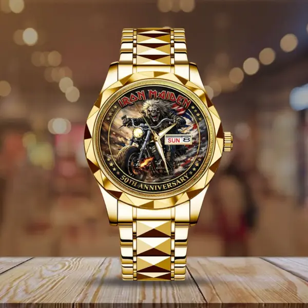 Iron Maiden 50th Anniversary Alloy Luxury Quartz Watch-THK129635 - Image 3