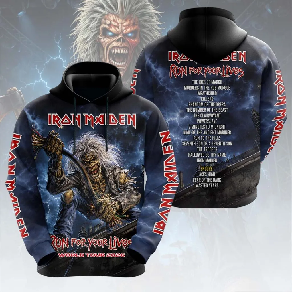 Iron Maiden Tour 2026 3D Apparel - THK130277 - Image 2