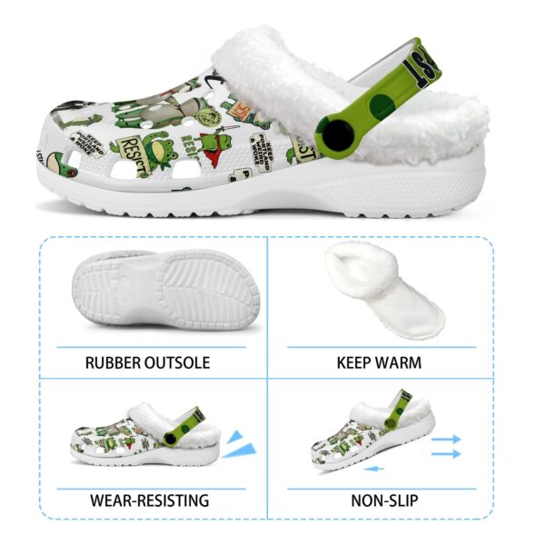 Portland Frog Resist Fleece Crocs Crocband Clogs Shoes - Image 3