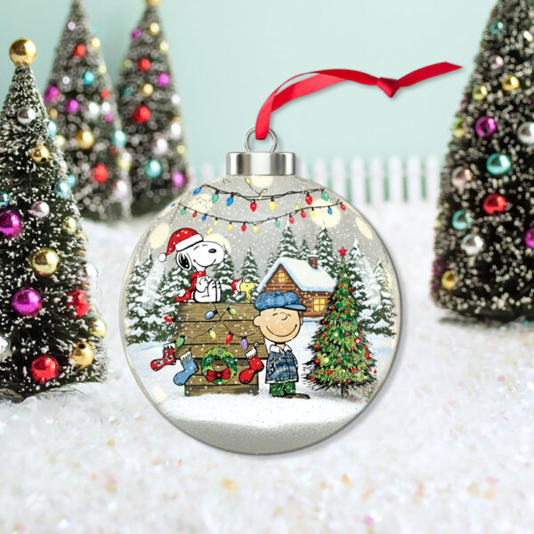 Snoopy And Charlie Brown Christmas Ornament - Image 5