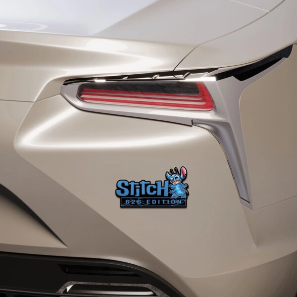 Alternative view of Stitch Experiment 626 Edition 3D Inlayed Car Name