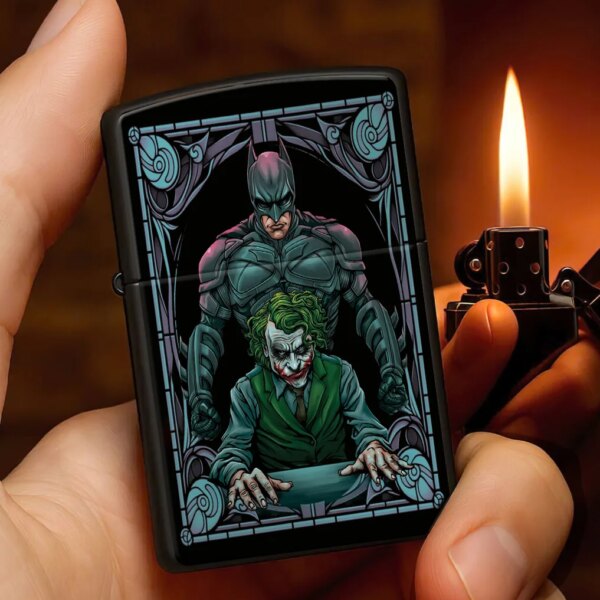 The Dark Knight Batman And Joker Zippo Lighters