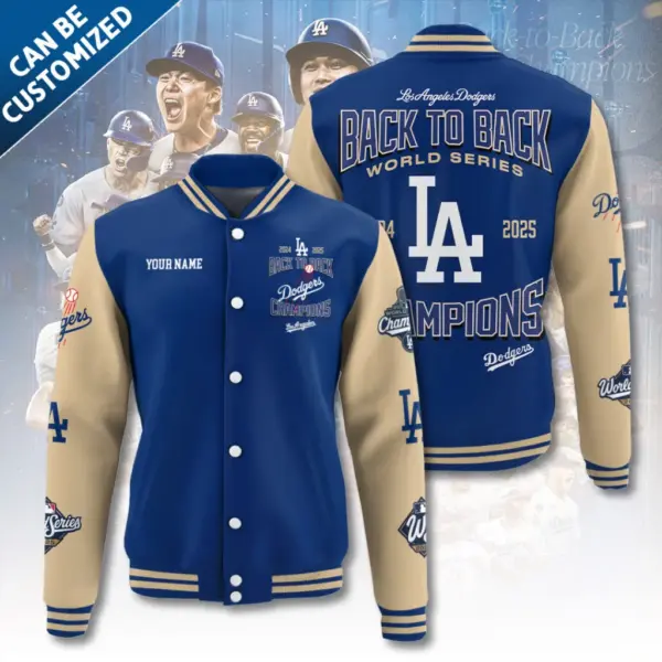 Los Angeles Dodgers 2025 World Series Champions Varsity Jacket &ndash; THK117299