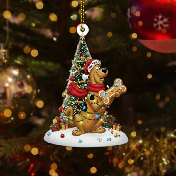 Personalized Scooby Doo Christmas Ornament - Image 4