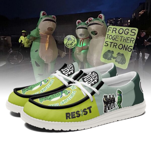 Portland Frog Resist Hey Dude Shoes - Image 6
