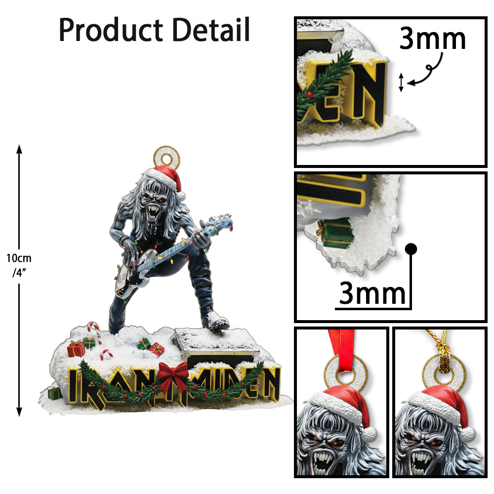 Iron Maiden Fear of the Dark Christmas Ornament - Image 6