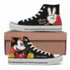 Mickey Canvas High-Top Shoes-THK133729