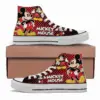 Mickey Canvas High-Top Shoes-THK133728