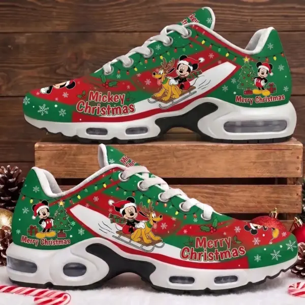 Festive Mickey Christmas Air Max Shoes