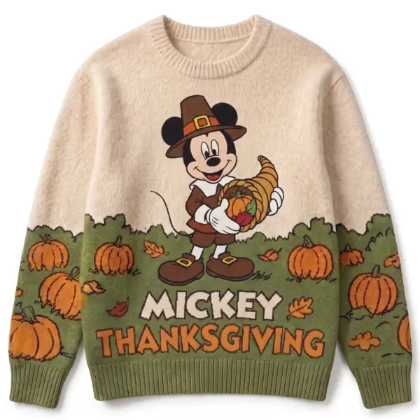 Mickey Mouse Thanksgiving Ugly Sweater-THK133613