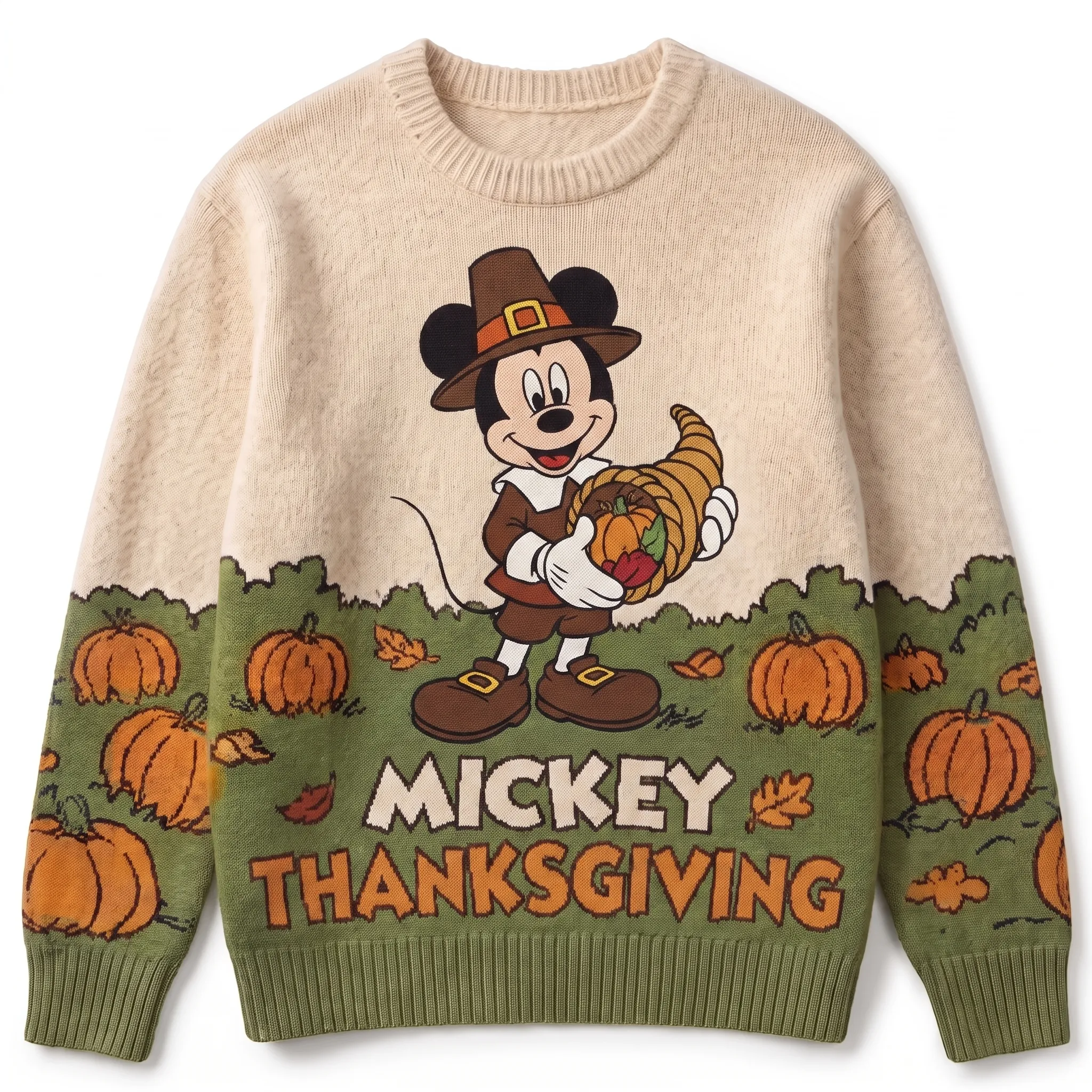 Mickey Mouse Thanksgiving Ugly Sweater-THK133613