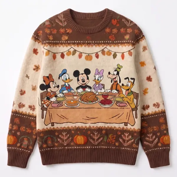 Mickey Mouse Thanksgiving Ugly Sweater-THK133469