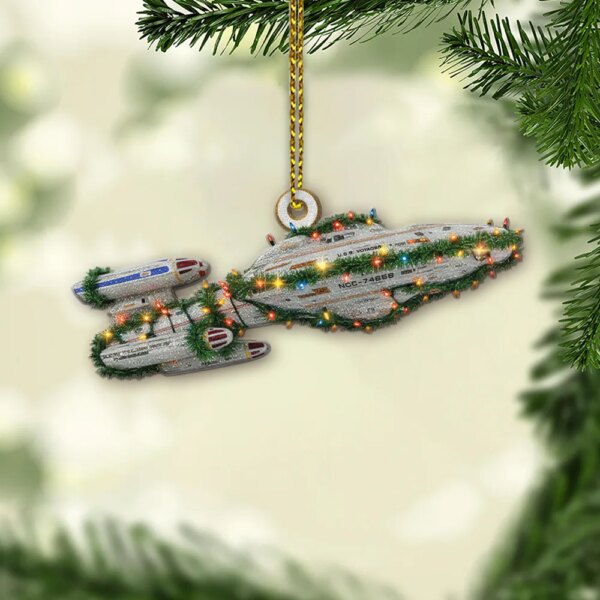 Alternative view of Star Trek Lights Christmas Ornament Full Set (6pcs)