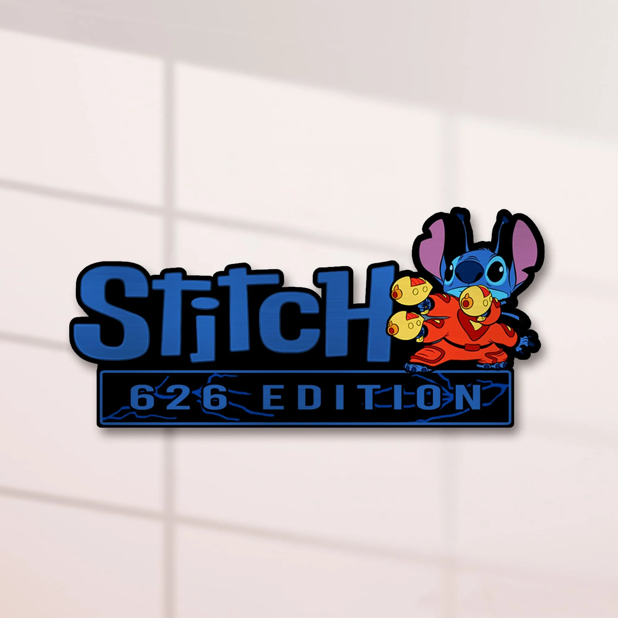 Stitch Experiment 626 Edition 3D Inlayed Car Name Badge 7 - Image 5