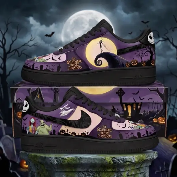 Alternative view of The Nightmare Before Christmas Air Low-Top Sneakers Shoes