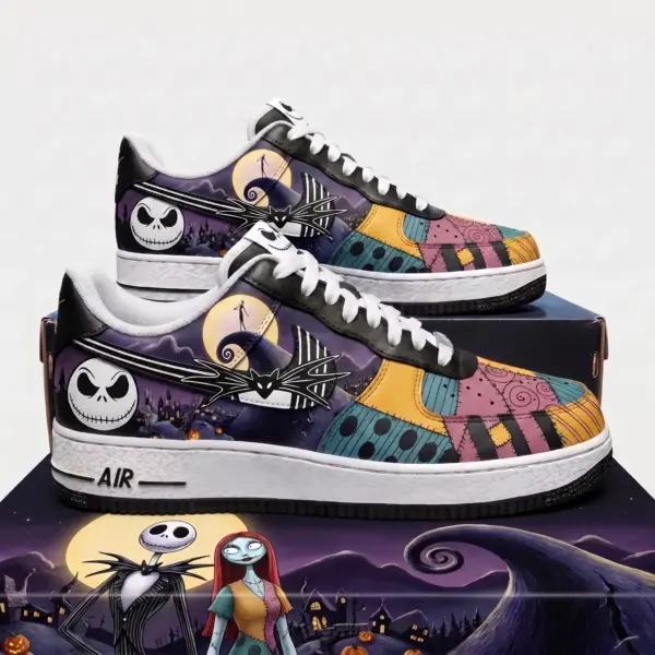 The Nightmare Before Christmas Air Low-Top Sneakers Shoes-THK132754