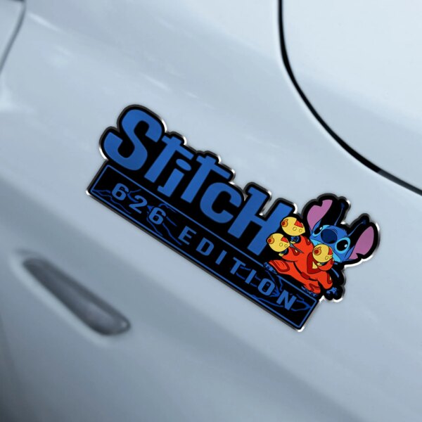 Stitch Experiment 626 Edition 3D Inlayed Car Name Badge 7 - Image 3