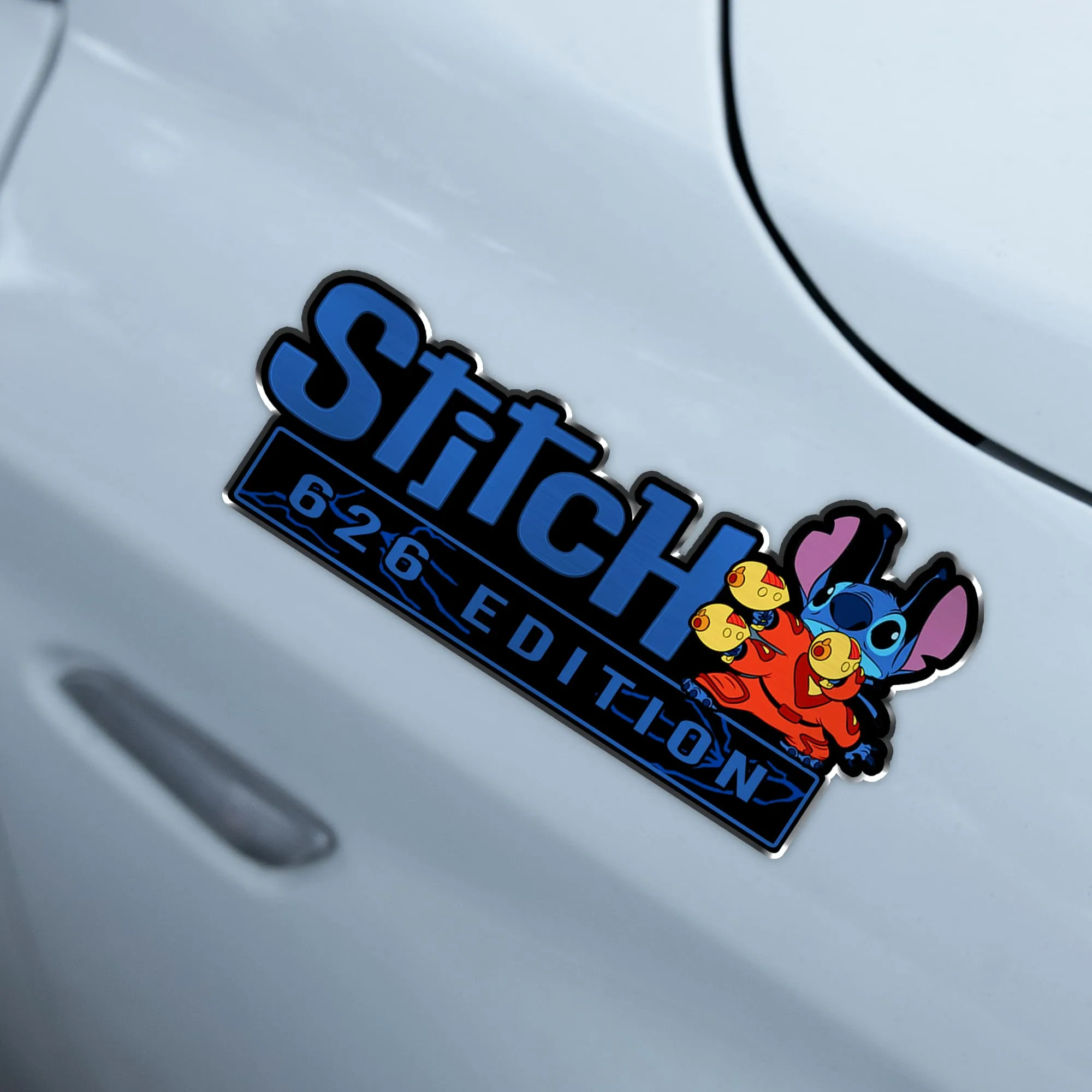 Stitch Experiment 626 Edition 3D Inlayed Car Name Badge 7 - Image 3
