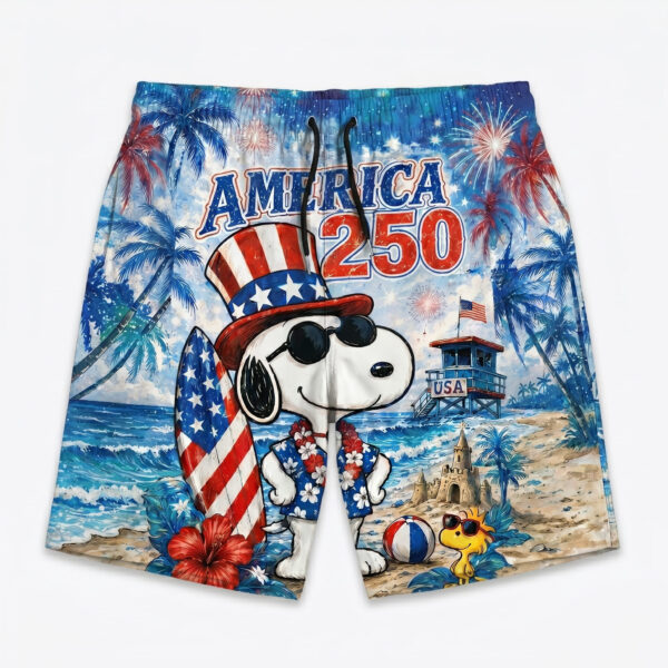Alternative view of Premium SNPY 250 Years Of Freedom Hawaiian Shirt-THK129827