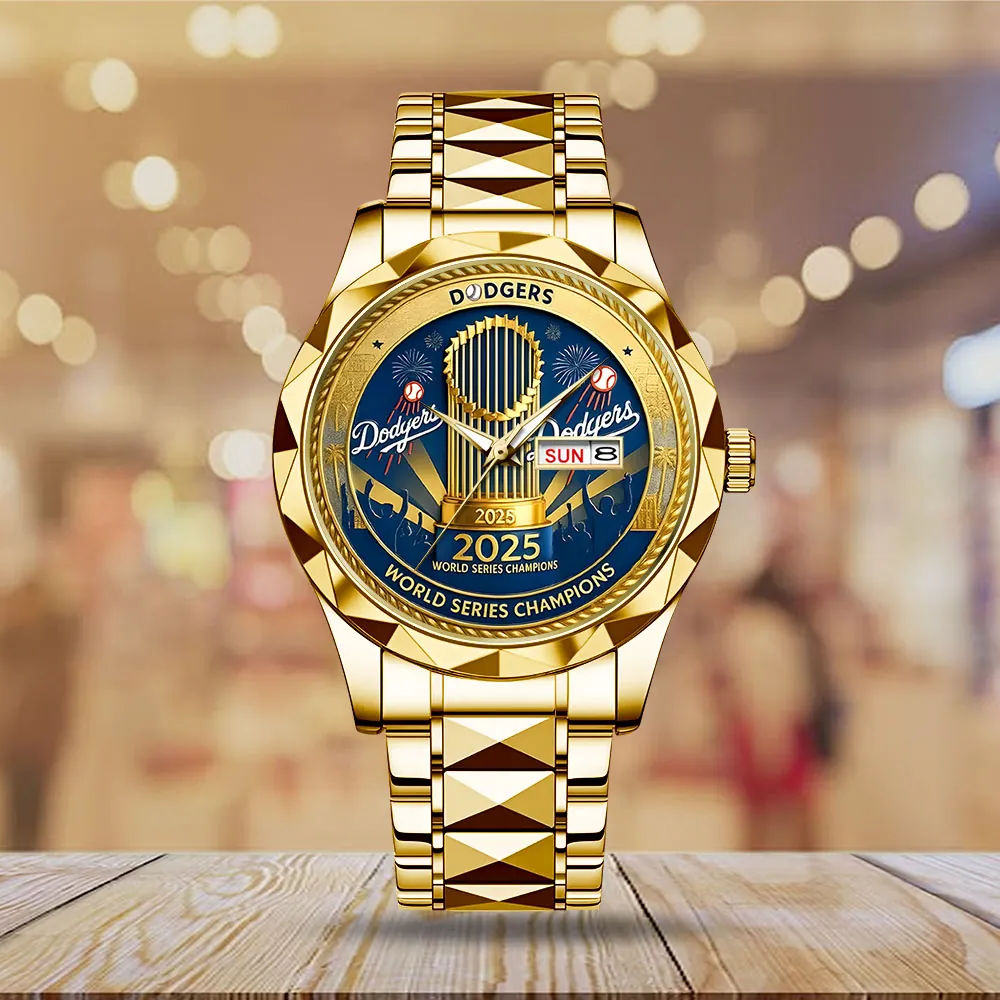 Los Angeles Dodgers 2025 World Series Champions Alloy Luxury Quartz Watch - Image 2