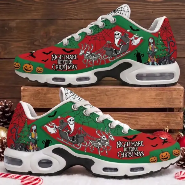 Jack and Sally Nightmare Before Christmas Holiday Air Max Shoes
