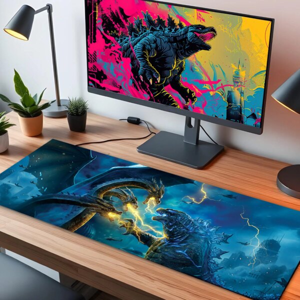 Godzilla monster LED Desk Mat - Image 3